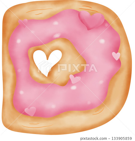 Alphabet cookie pink Alphabet cookie pink 133905859