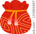Cartoon Style Lunar New Year Lucky Bag 133905897