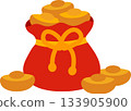 Cartoon Style Lunar New Year Lucky Bag 133905900