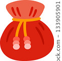 Cartoon Style Lunar New Year Lucky Bag 133905901