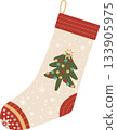 Christmas Festive Stockings Illustration 133905975