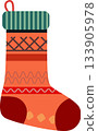 Christmas Festive Stockings Illustration 133905978