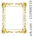 Classic antique style decorative frame 133906519