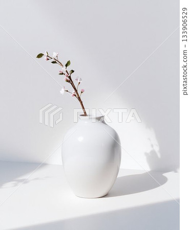 sprout in white vase sprout in white vase 133906529