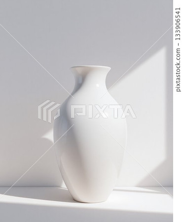 vase on white background 133906541