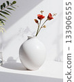 vase with flowers 133906555