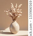 wheat ears on the table 133906569