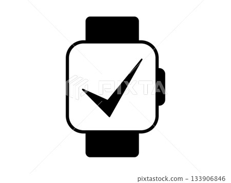 智慧手錶圖示單色 133906846