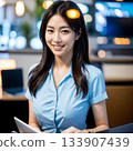 Career woman in the office 133907439
