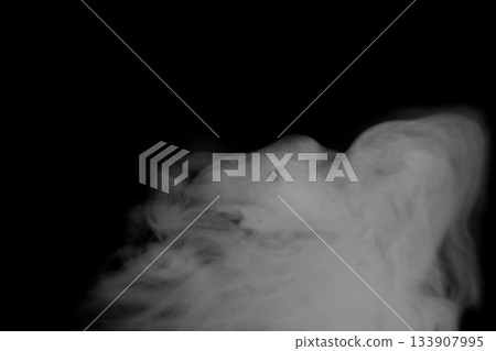 cigarette smoke on black background cigarette smoke on black background 133907995