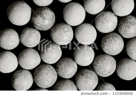 Tourmaline ceramic balls bio alkaline mineral shower filtration color of 2026 year cloud white 133908600