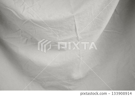 wrinkled textile background color of 2026 year cloud white 133908914