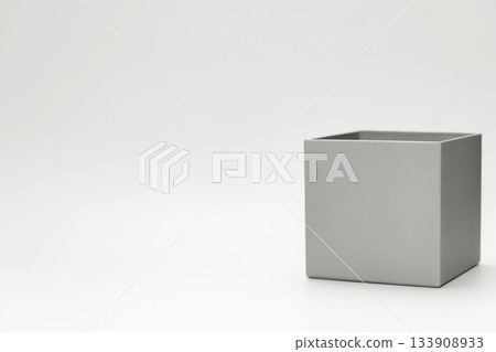 square box on empty background color of 2026 year cloud white square box on empty background color of 2026 year cloud white 133908933