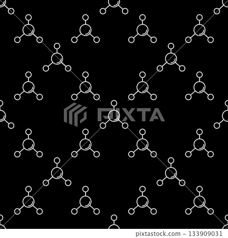 Chemistry molecular formula vector Education linear seamless pattern Chemistry molecular formula vector Education linear seamless pattern 133909031