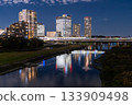 東京：二子玉川市夜景 133909498