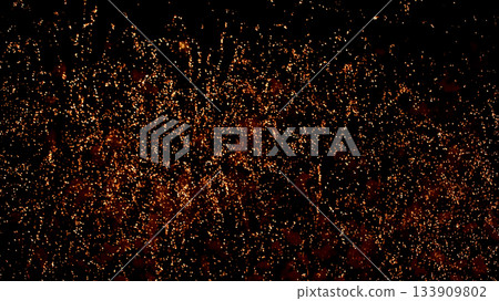 Festive grandiose fireworks festival. Out of focus. Multicolored motion blur splashes of fire. Pyrotechnics. 133909802