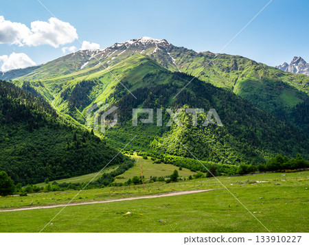 green caucasus mountain, Maseri village, Svaneti green caucasus mountain, Maseri village, Svaneti 133910227