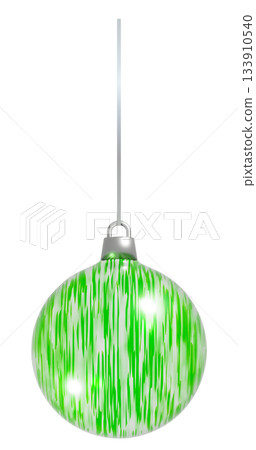 Christmas Ball Ornament on a String Christmas Ball Ornament on a String 133910540
