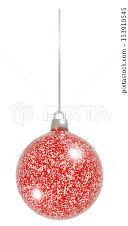 Christmas Ball Ornament on a String 133910545