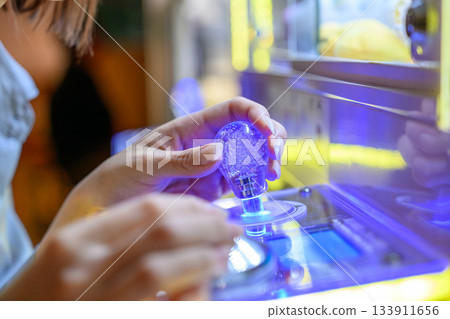 Illuminated joystick operation 133911656