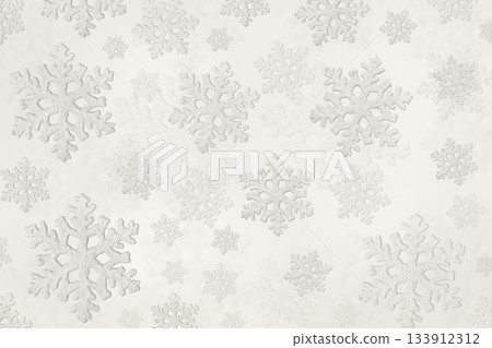 Demonstrating the colors of 2026 - Cloud Dancer. Christmas background of snowflakes flying in the air. Holiday card for New Year and Christmas with space for greetings, labels and your design. Demonstrating the colors of 2026 - Cloud Dancer. Christmas background of snowflakes flying in the air. Holiday card for New Year and Christmas with space for greetings, labels and your design. 133912312