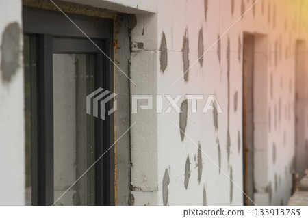 House insulation with styrofoam 133913785