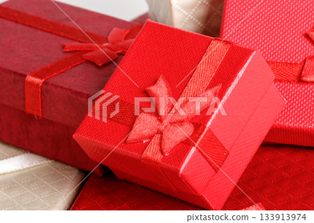 gift boxes on white background 133913974