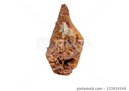 Macro Mineral Stone Anatase on white background Macro Mineral Stone Anatase on white background 133914149