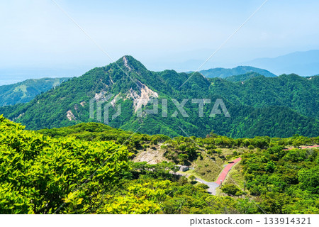 View from the Lake Viewing Platform on the summit of Mt. Gozaisho View from the Lake Viewing Platform on the summit of Mt. Gozaisho 133914321