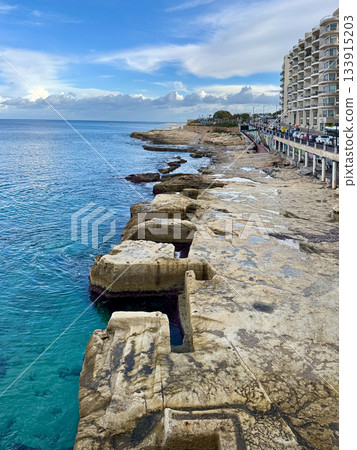 beautiful landscape of Malta, Sliema 133915203