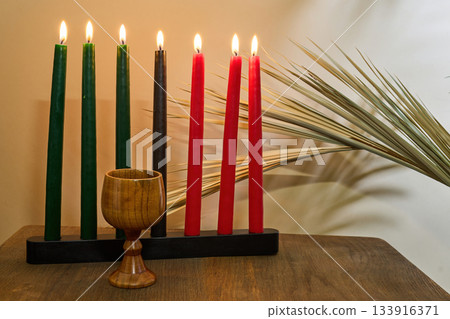 Kwanzaa Candle Set and Cup 133916371