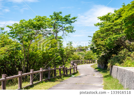 五在丈山上的蔥鬱綠意，令人心曠神怡的山景（三重縣駒野町） 133916518