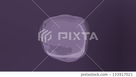 Abstract Purple Sphere on Dark Background looping animation 133917021