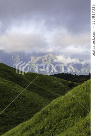 Morning scenery of Aso Morning scenery of Aso 133917339