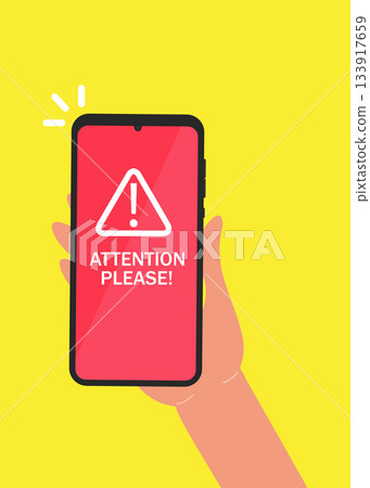 Attention please concept of important announcement stock illustration Attention please concept of important announcement stock illustration 133917659