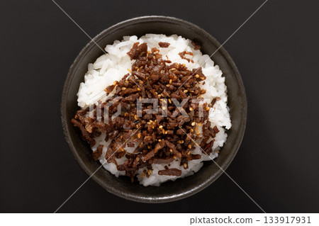 牛舌、拌飯料、米飯 牛舌、拌飯料、米飯 133917931