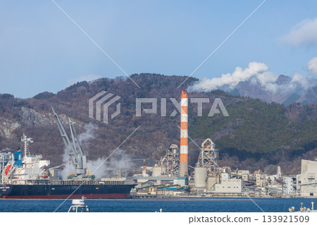 A view of the cement factory A view of the cement factory 133921509