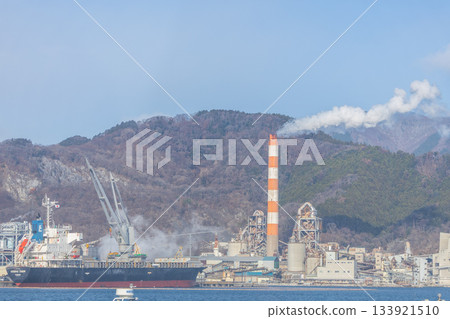 A view of the cement factory A view of the cement factory 133921510