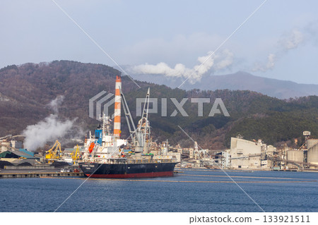 A view of the cement factory A view of the cement factory 133921511