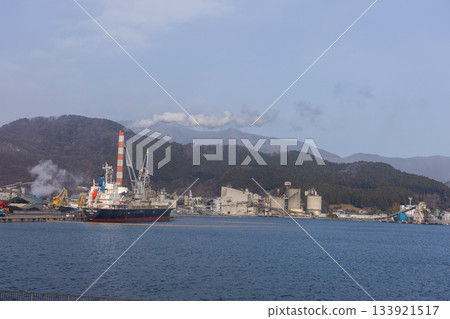 A view of the cement factory A view of the cement factory 133921517