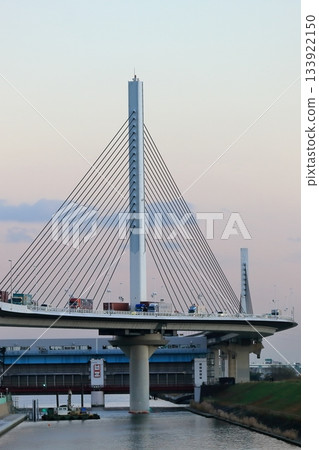 Metropolitan Expressway Katsushika Harp Bridge Metropolitan Expressway Katsushika Harp Bridge 133922150