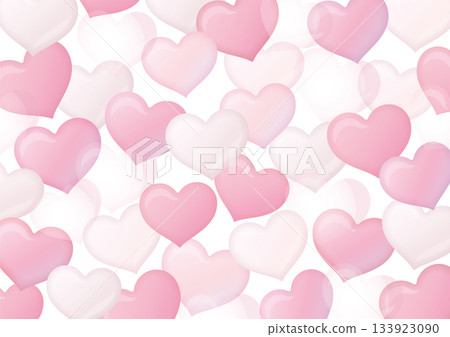 Cute heart vector background illustration 133923090