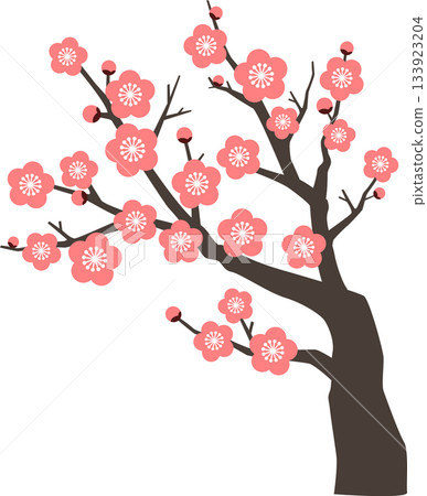 Plum blossoms and trees Plum blossoms and trees 133923204