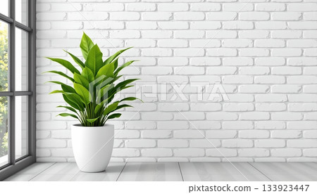 A modern interior with a clean, minimalist style A modern interior with a clean, minimalist style 133923447
