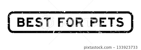Grunge black best for pets word square rubber seal stamp on white background Grunge black best for pets word square rubber seal stamp on white background 133923733