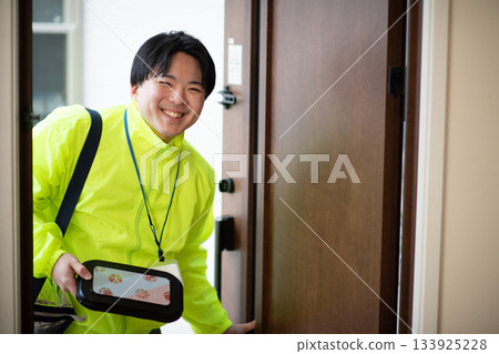 Lunch delivery person Lunch delivery person 133925228