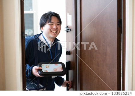 Lunch delivery person Lunch delivery person 133925234