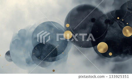 抽象藝術 抽象 藍色 133925351