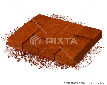 12塊生巧克力（含可可粉） 133925377