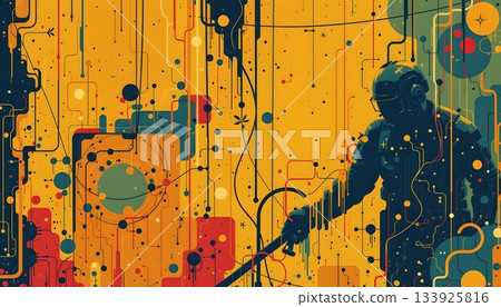 An interior view of a restaurant or c, where several people are seated around tables, engaged in conversations and meals An interior view of a restaurant or c, where several people are seated around tables, engaged in conversations and meals 133925816